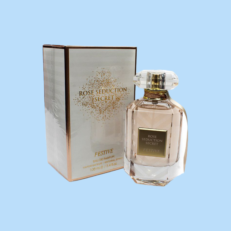 عطر زنانه فراگرنس ورد Rose Seduction Secret Festive رایحه “ویکتوریا سکرت بامشل سلبریشن” ۱۰۰ میل