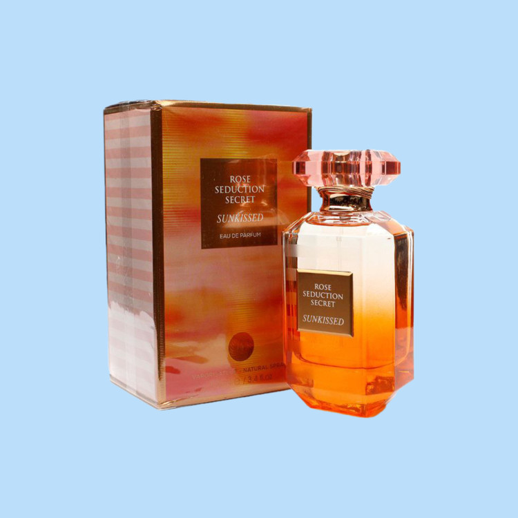 عطر ادکلن زنانه ویکتوریا سکرت بامب شل ساندرنچد فراگرنس ورد Rose Seduction Secret Sunkissed حجم100میل