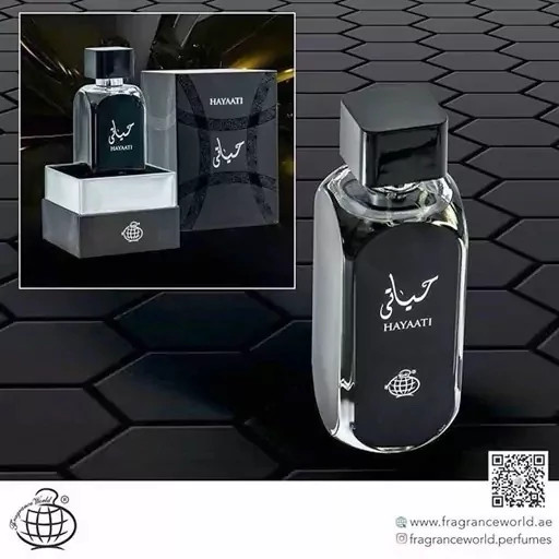 عطر ادکلن حیاتی مشکی فرگرانس ورد 100 میل Hayaati Fragrance World