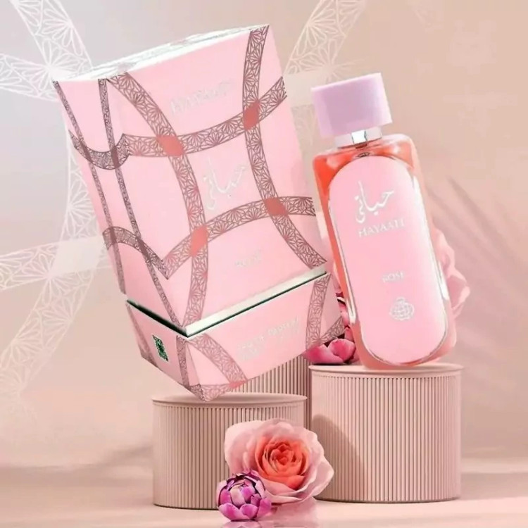 عطر ادکلن زنانه حیاتی رز صورتی فراگرنس ورد Hayaati Rose