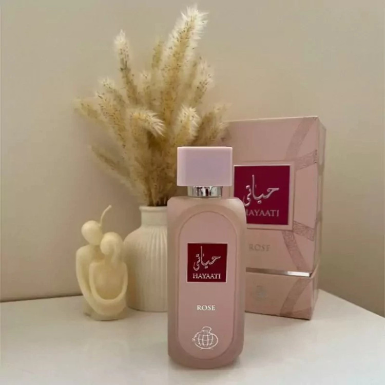 عطر ادکلن زنانه حیاتی رز صورتی فراگرنس ورد Hayaati Rose