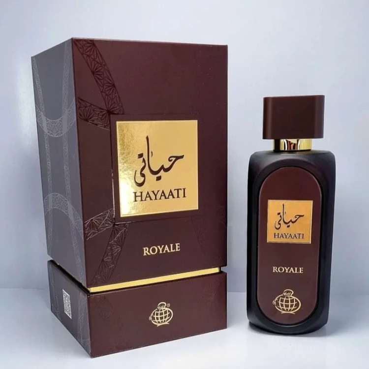 ادکلن حیاتی قهوه ای رویال ،گرم وشیرین کمی تند، چوبی شکلاتی،100میل، فرگرانس