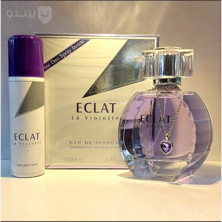 ادکلن اکلت شرکت فرگرانس ورد امارات همراه با اسپری و گردن بند
