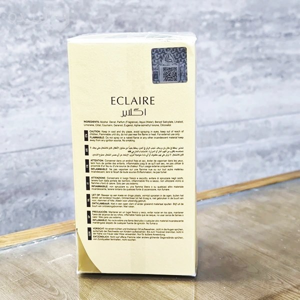 ادکلن اکلایر بانفی لطافه حجم 100 میلی لیتر eclire lattafa