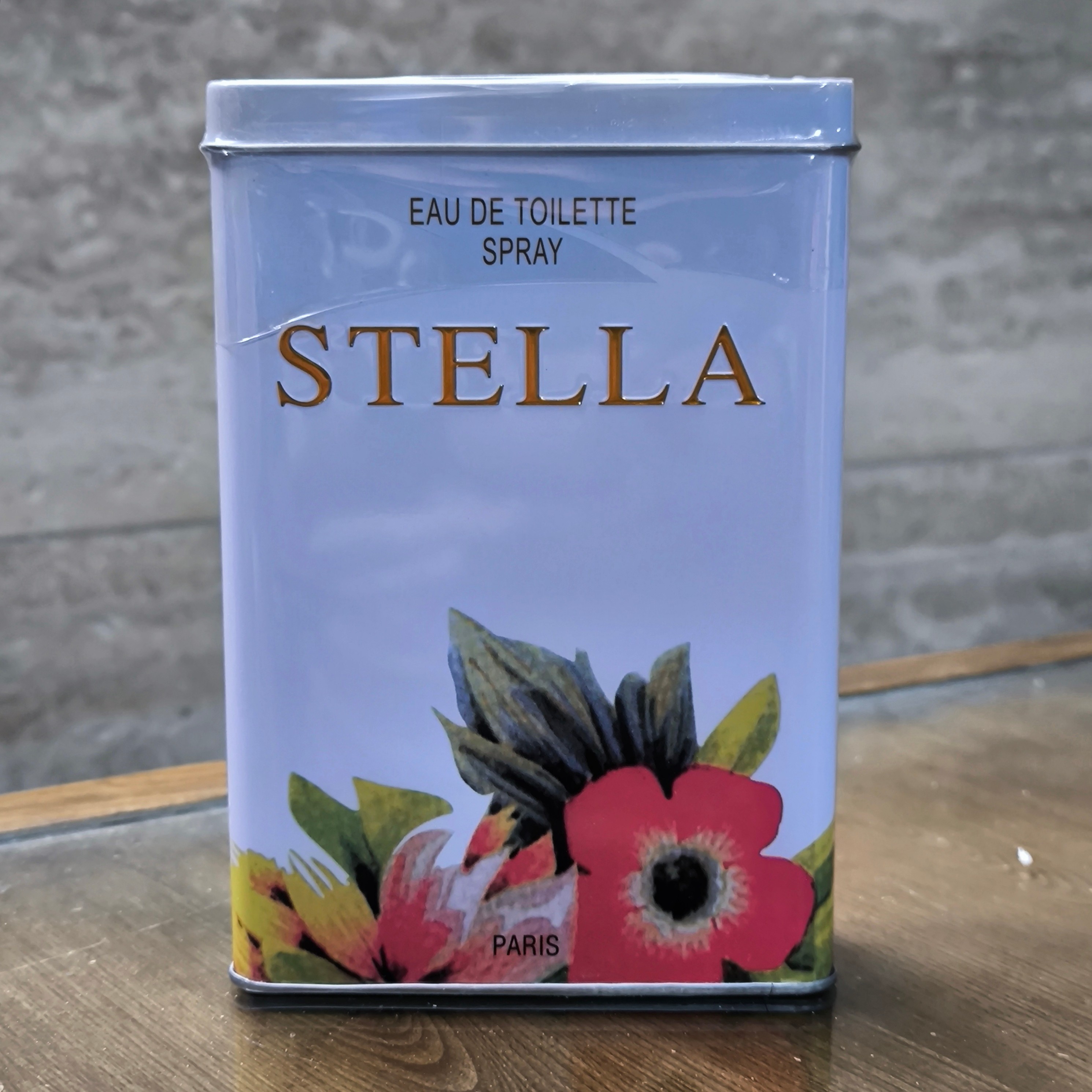 ادکلن استلا اورجینال جعبه فلزی stella