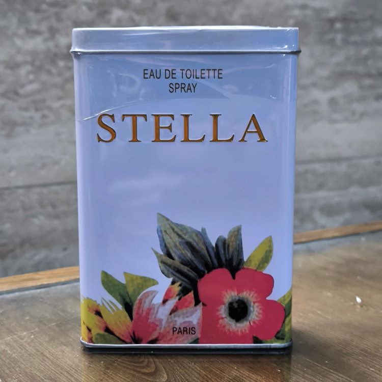 ادکلن استلا اورجینال جعبه فلزی stella