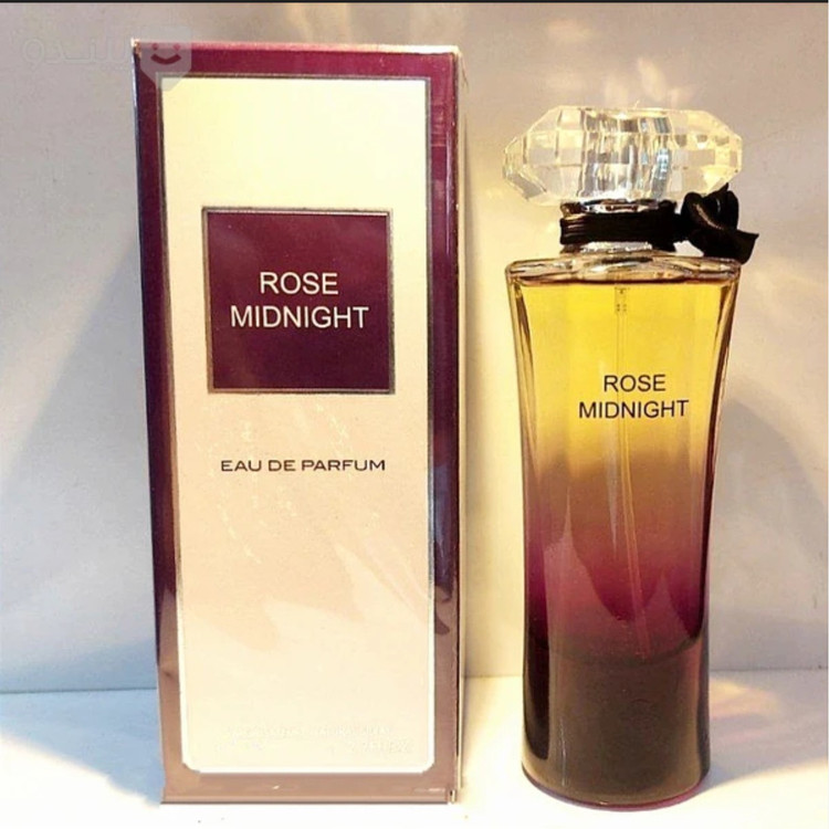 ادکلن زنانه میدنایت رز لانکوم شرکت فرگرانس ورد ROSE MIDNIGHT lancome midnight حجم 80 میلی لیتر