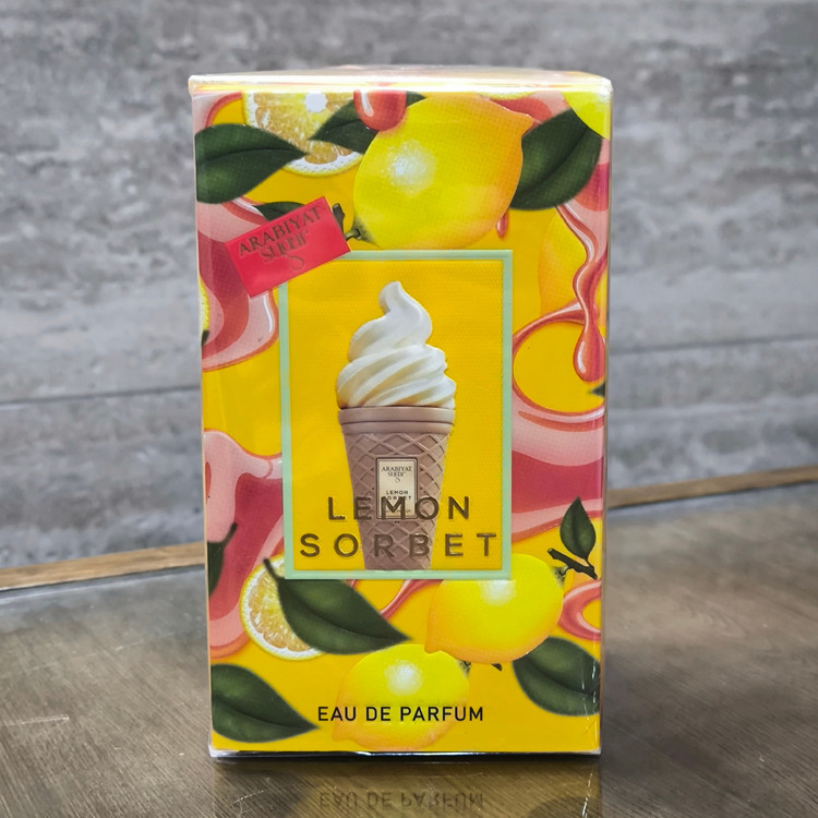 ادکلن لمون سوربت عربیات شوگر حجم 100 میل اورجینال lemon surbet