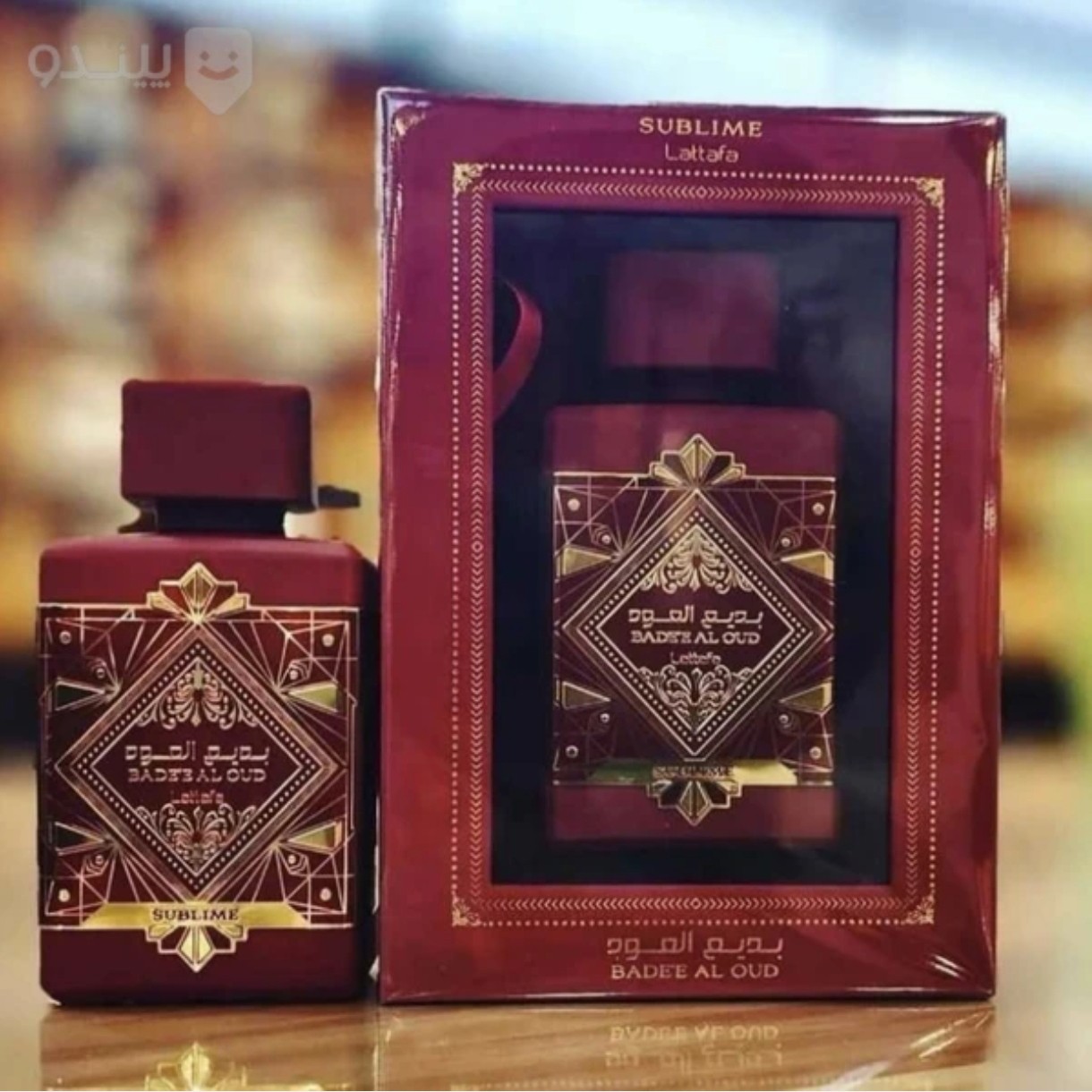 ادکلن بدیع العود قرمز سابلیم شرکت لطافه badee al oud sublime