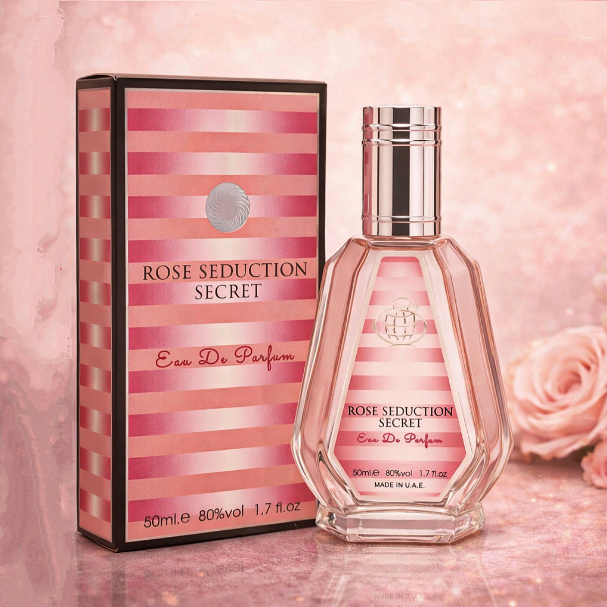 ادکلن ویکتوریا سکرت بامب شل فراگرنس ورد Rose Seduction Secret حجم 50 میل