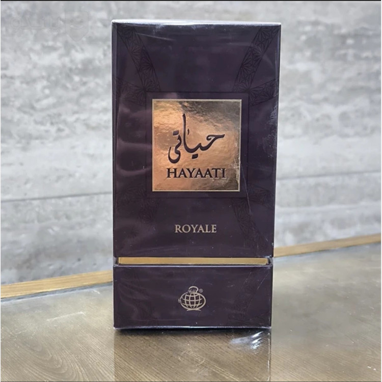 ادکلن حیاتی رویال حیاتی قهوه ای شرکت فرگرانس ورد اورجینال