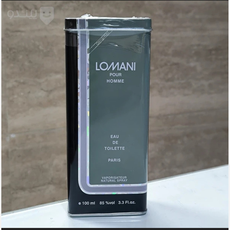ادکلن لومانی پور هوم اورجینال جعبه فلزی lomani
