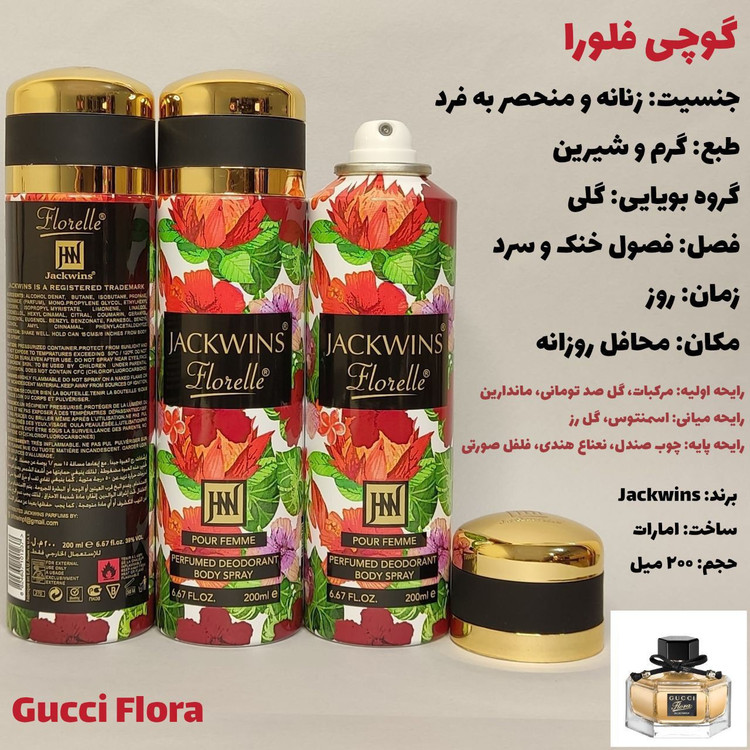 اسپری جانوین امارات حجم 200 میل