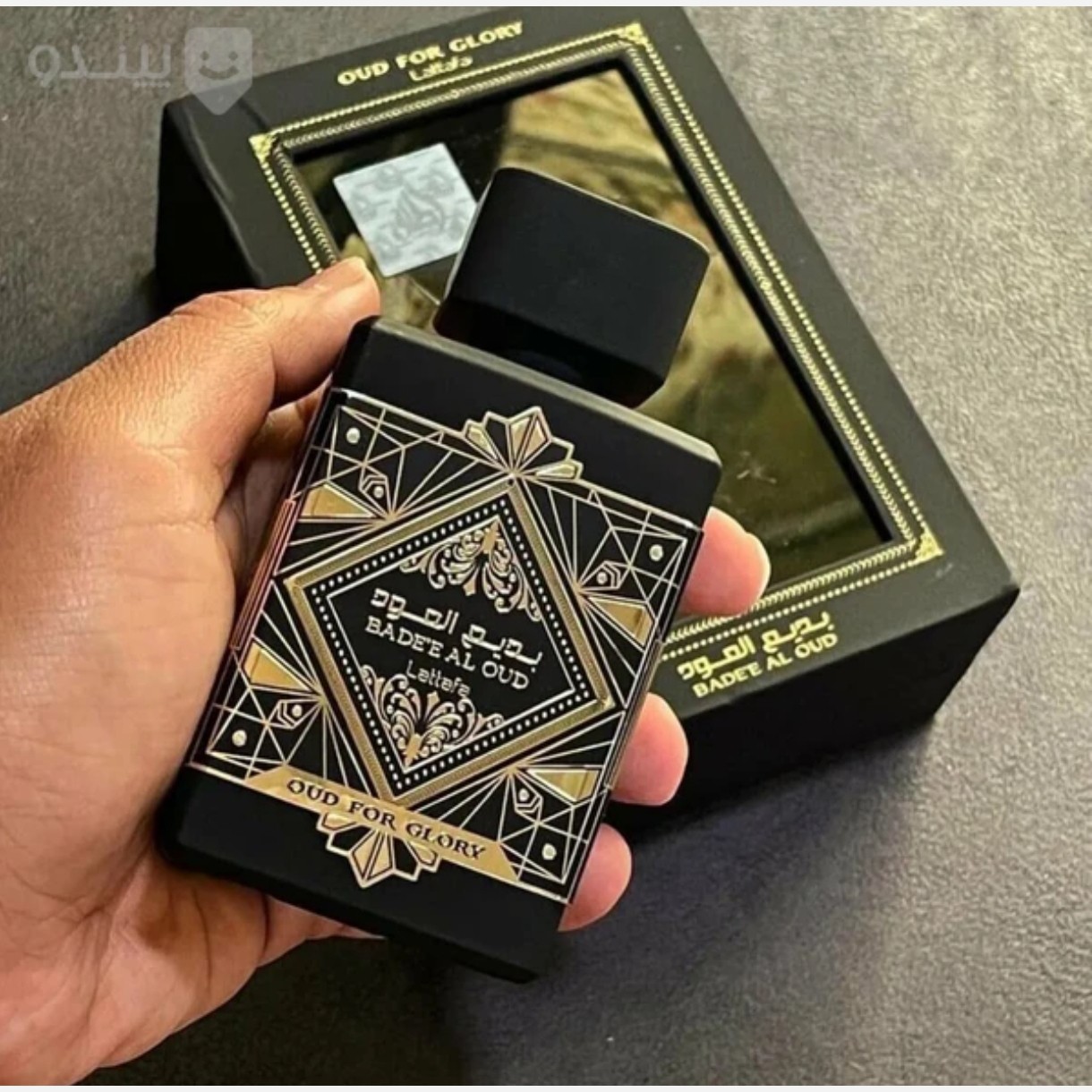 ادکلن بدیع العود مشکی لطافه lattafa